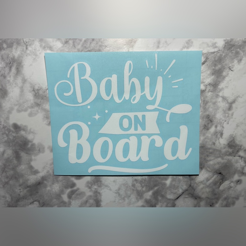 Car Decal “Baby on board”